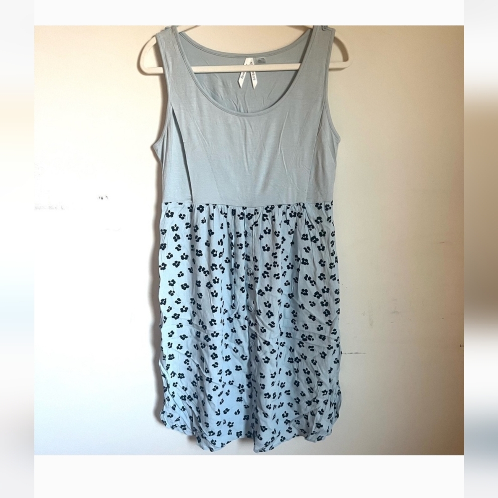 Seraphine Nursing Dress Postpartum Floral Sleeveless Size 8